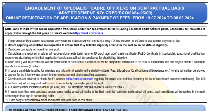SBI PO Bharti 2024